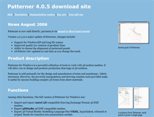 Tablet Screenshot of patterner.co.uk